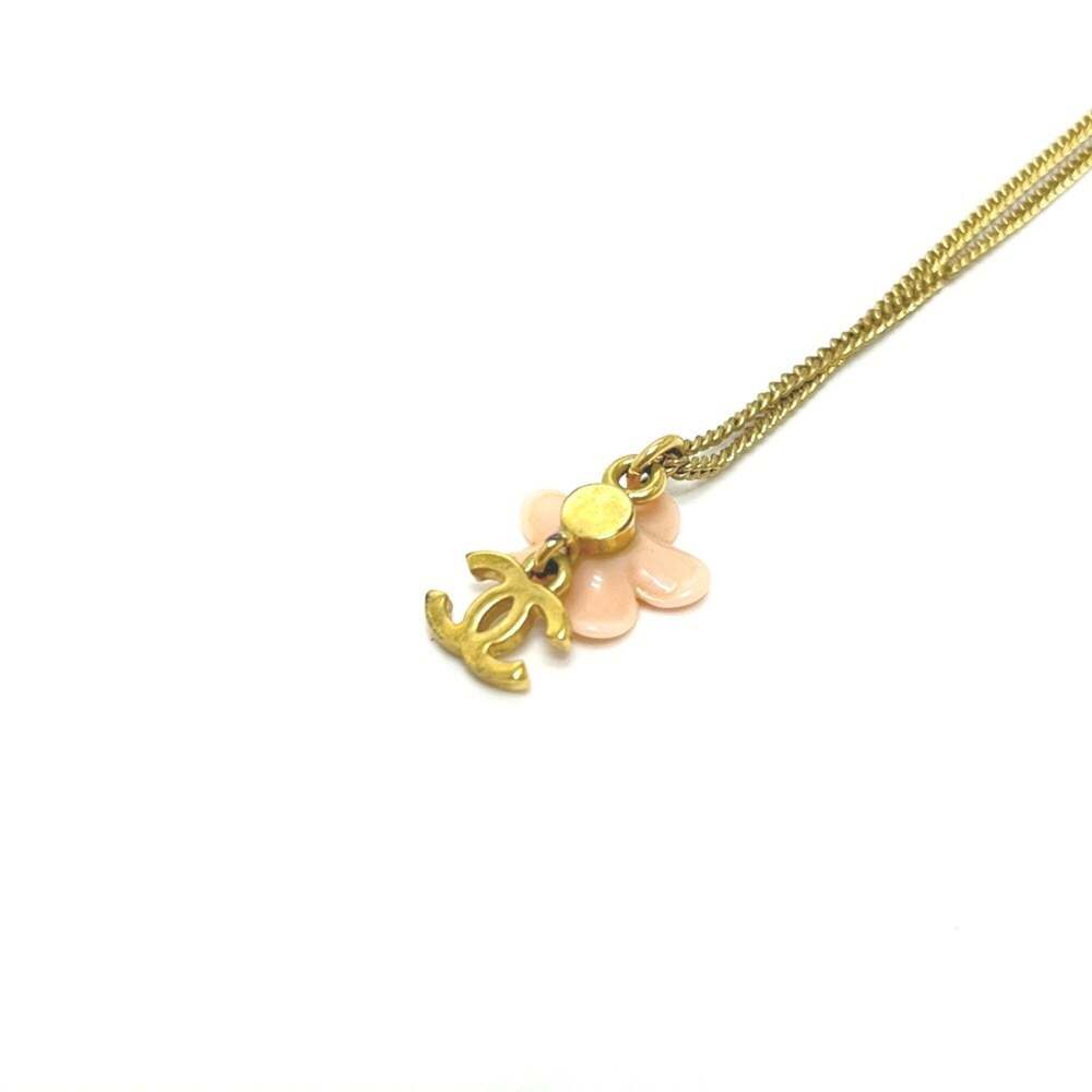 CHANEL Gold Logo Necklace - Picture 4 of 6